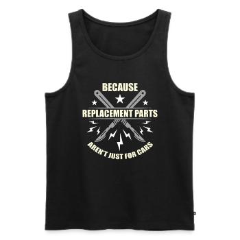 Transplant Surgery Because Replacement Medical - Men's Premium Organic Tank Top - black - Front - Michal (187cm)