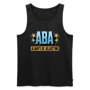 Behavioral Therapist ABA Always Be Psychologist - Men's Premium Organic Tank Top - black - Front - AI Model Male 178 light (178cm)