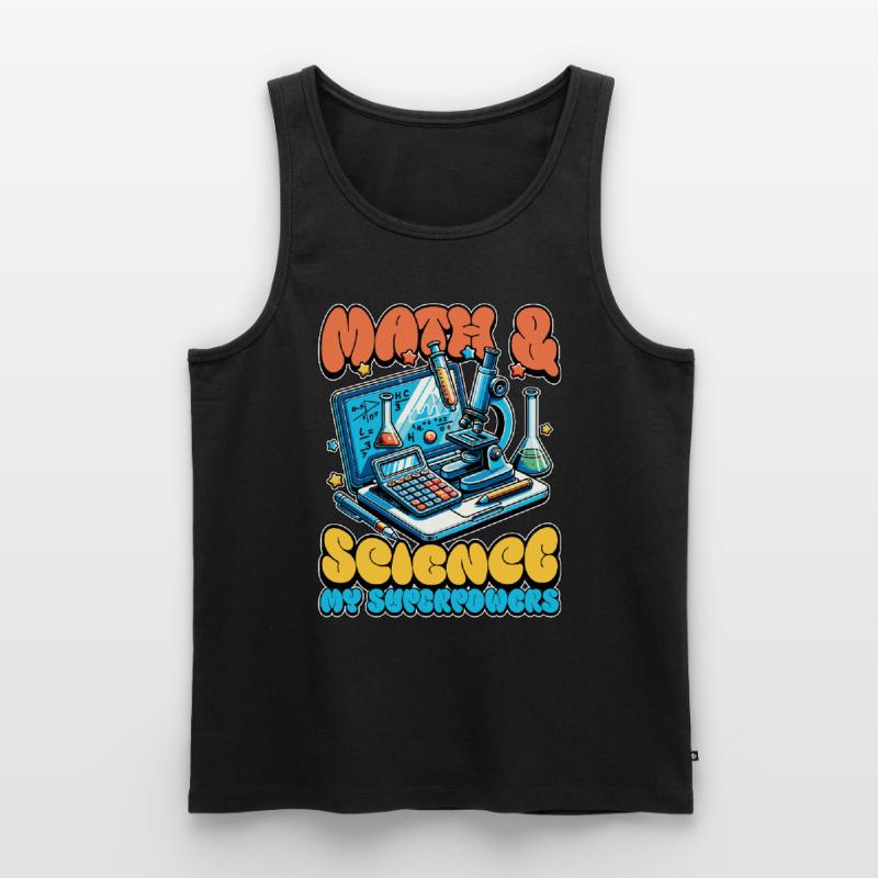 STEM Teacher Math + Science Data Analysis Educator Männer Premium Bio Tank Top
