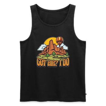 Hot Air Ballooning Got Air I Do Balloon Aircraft - Männer Premium Bio Tank Top - Schwarz - Vorne - Michal (187cm)