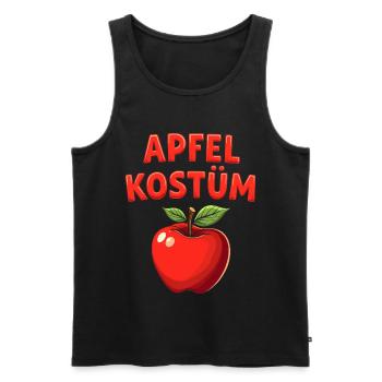 Apple Costume Fruit Fruit Carnival Fruits - Men's Premium Organic Tank Top - black - Front - AI Model Male 178 light (178cm)