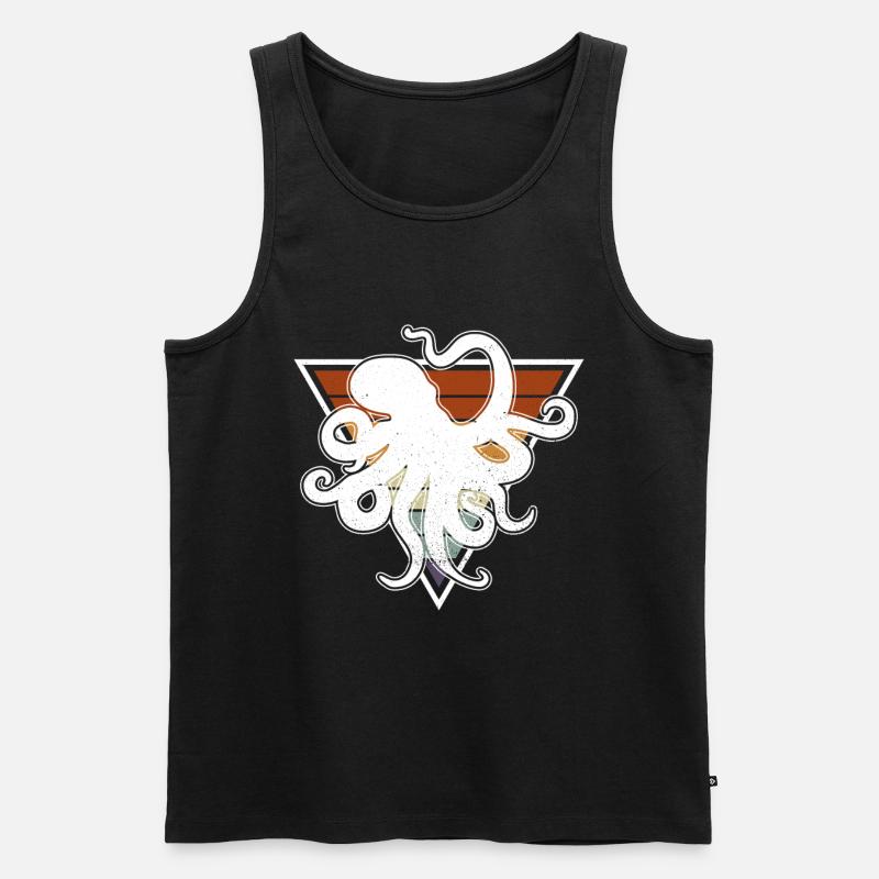 Octopus Octopus Octopus Tentacle - Men's Premium Organic Tank Top - black