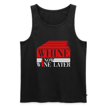 Se plaindre maintenant, boire plus tard - Runner Marathon - Débardeur bio Premium Homme - noir - Devant - Michal (187cm)