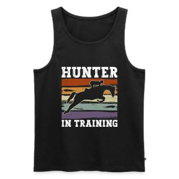 Show Jumping Equestrian Sport Horse Riding Rider - Men's Premium Organic Tank Top - black - Front - Michal (187cm)