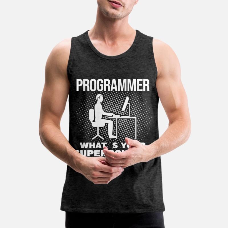 Codeur Développeur Programmeur Codage informatique informatique Débardeur bio Premium Homme
