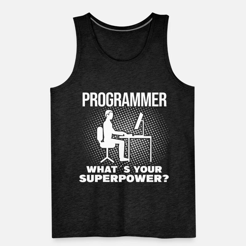 Codeur Développeur Programmeur Codage informatique informatique Débardeur bio Premium Homme