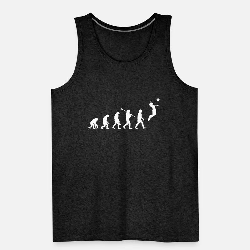 Evolution du volleyball Débardeur bio Premium Homme