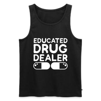 Apotheke Apotheker Apothekerin - Männer Premium Bio Tank Top - Schwarz - Vorne - Michal (187cm)
