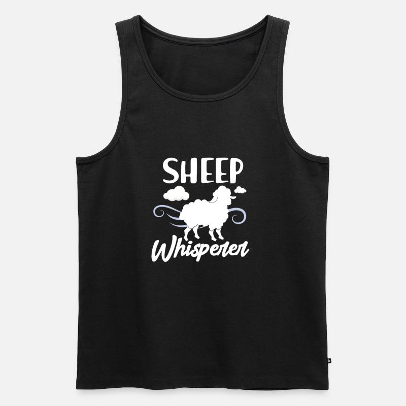 Schaf - Männer Premium Bio Tank Top - Schwarz