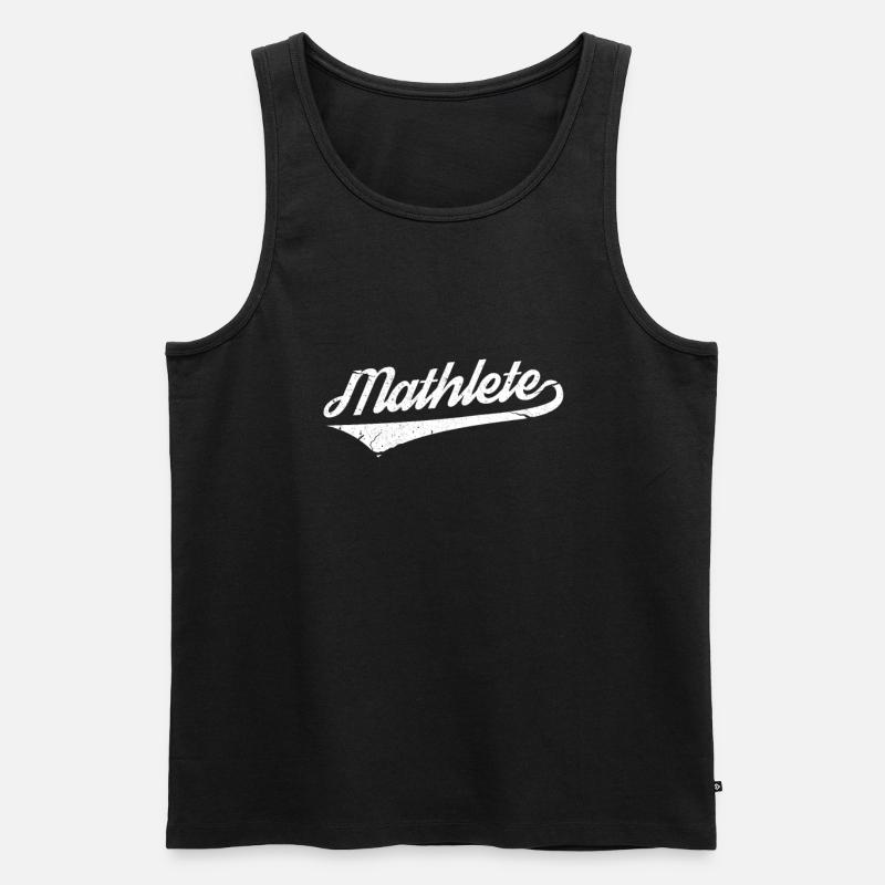 Mathematiker - Männer Premium Bio Tank Top - Schwarz