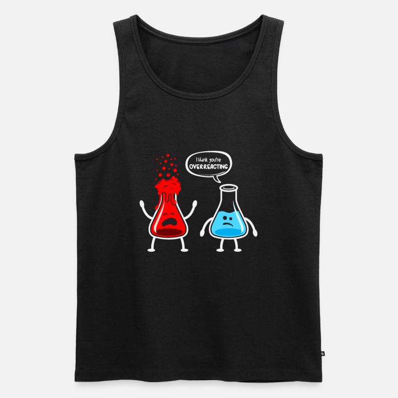 Camicie da gioco di chimica per science nerd - Canottiera ecologica premium da uomo - nero