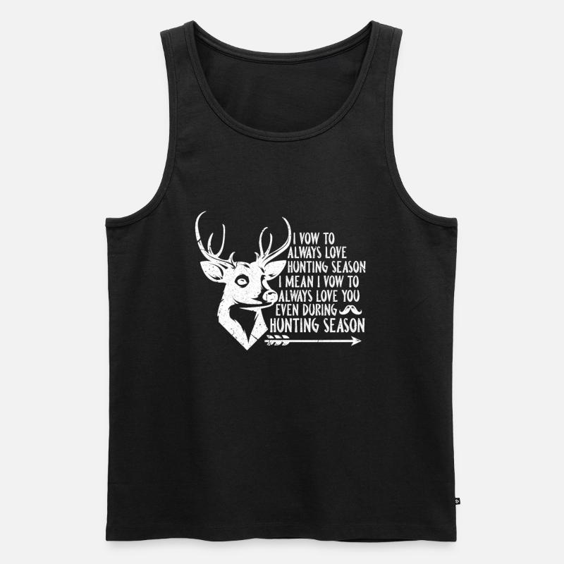 Jagd - Männer Premium Bio Tank Top - Schwarz