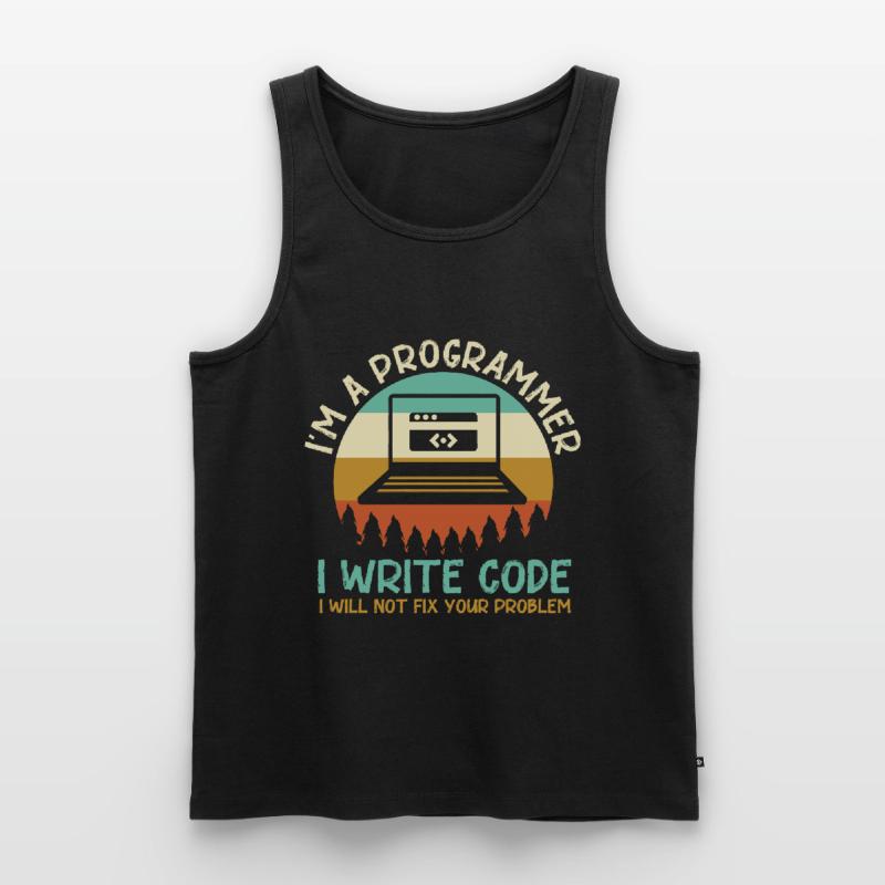 Programmierer Code Coding Männer Premium Bio Tank Top