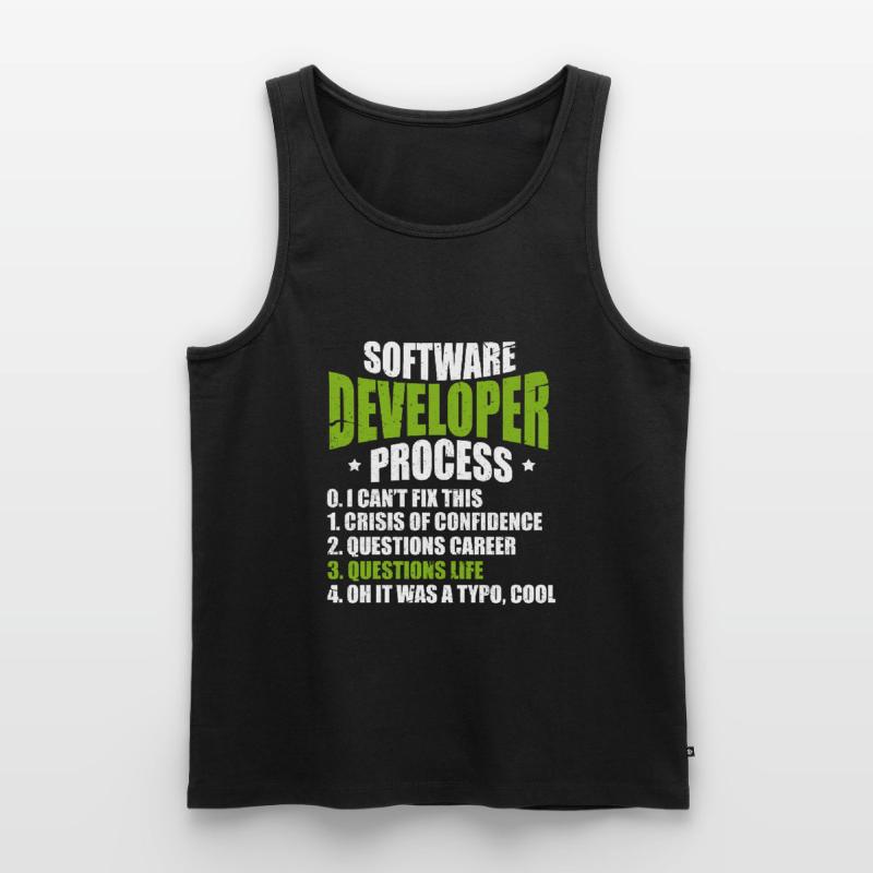 Softwareentwickler Programmierer Software Männer Premium Bio Tank Top