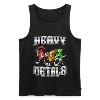 Nerd Science Geek - Men's Premium Organic Tank Top - black - Front - AI Model Male 178 light (178cm)