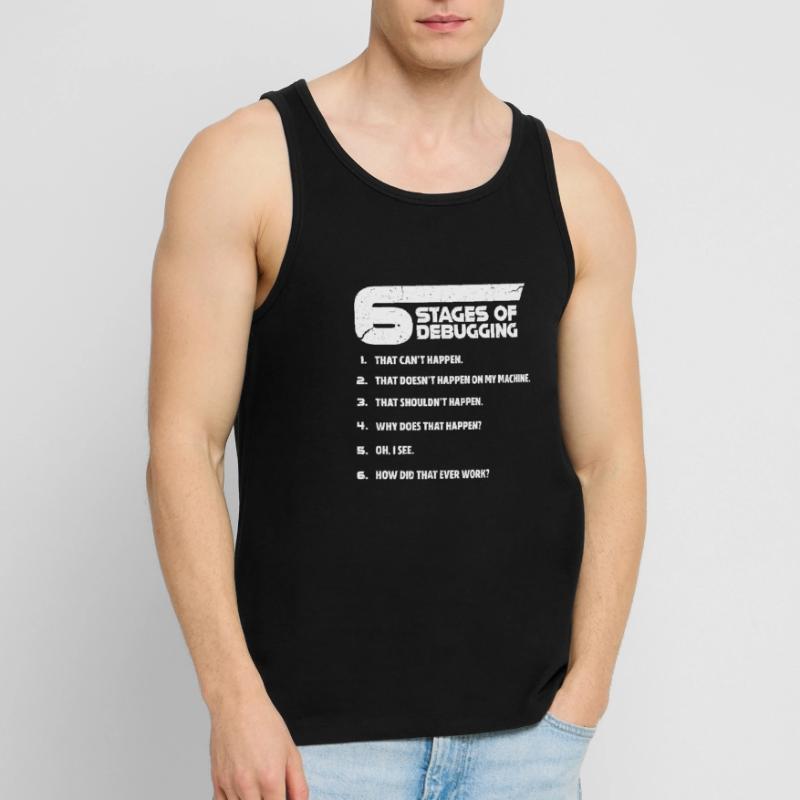 Codeur de dépannage de programmation programmeur Débardeur bio Premium Homme