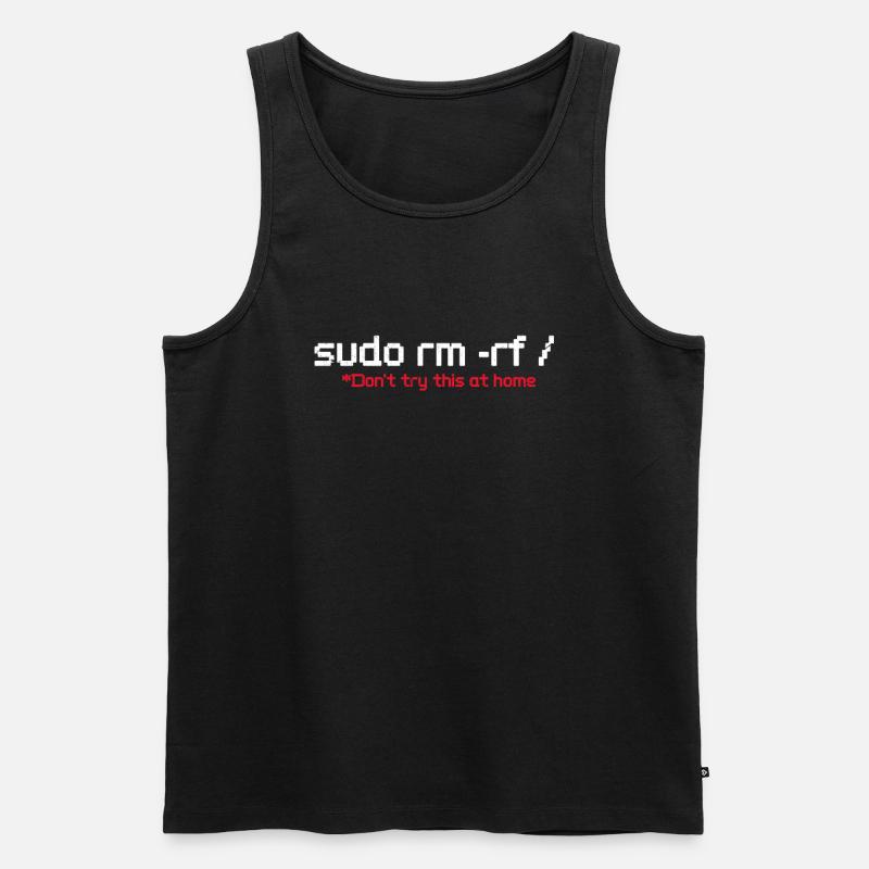 Programmierer Code Informatik Coder Geschenk - Männer Premium Bio Tank Top - Schwarz