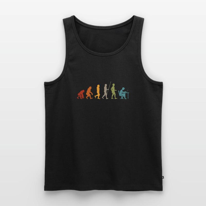 Programmierer Evolution Computer Programmieren Männer Premium Bio Tank Top