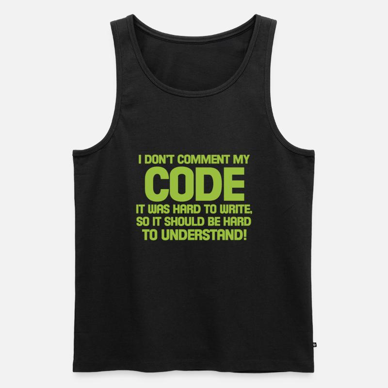 Programmierer - Männer Premium Bio Tank Top - Schwarz