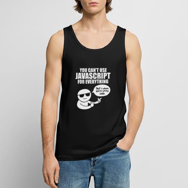 Programmer Javascript Men's Premium Organic Tank Top