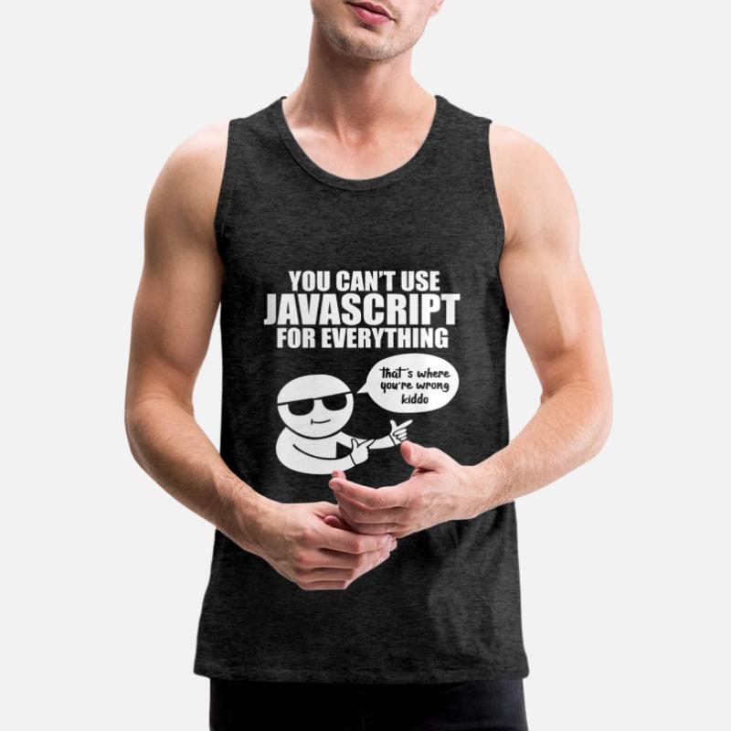 Programmer Javascript Men's Premium Organic Tank Top