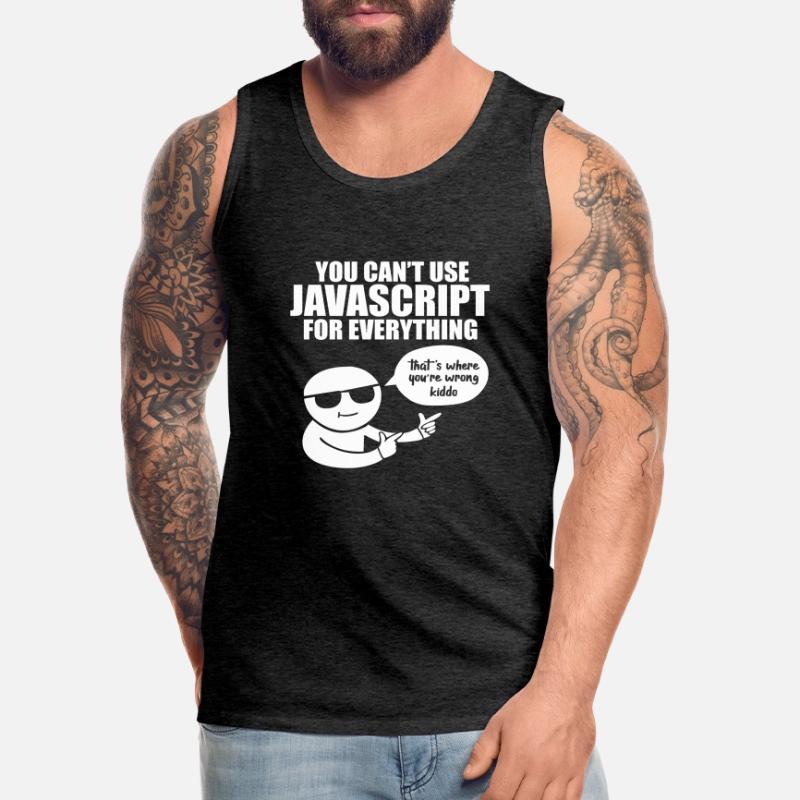 Programmierer Javascript Männer Premium Bio Tank Top