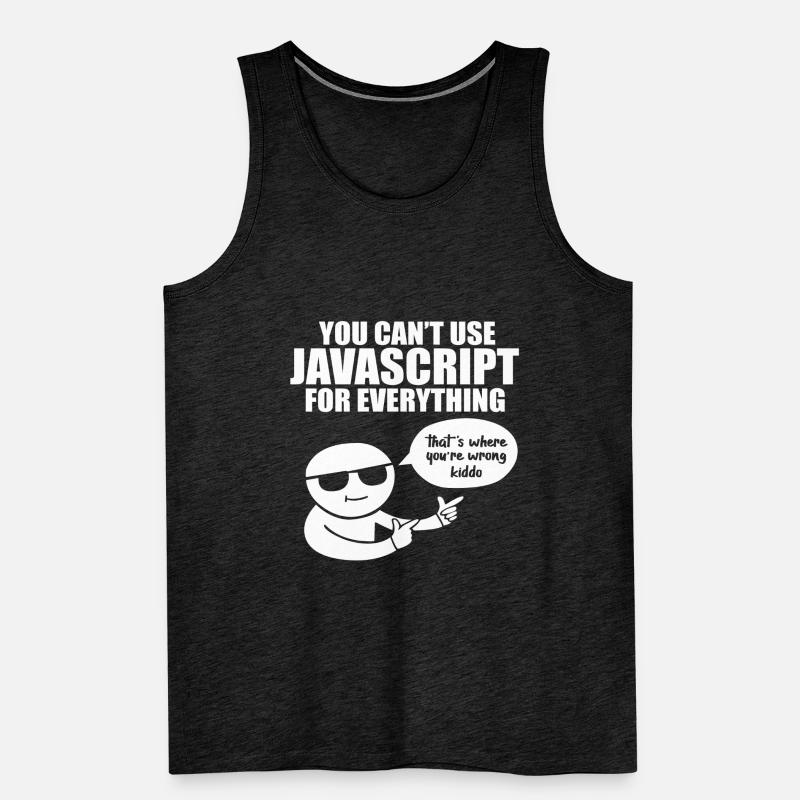 Programmer Javascript Men's Premium Organic Tank Top