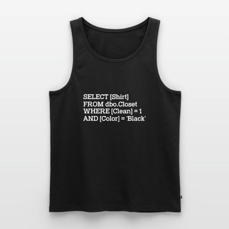 Cadeau de programmation codeur codeur programmeur Débardeur bio Premium Homme