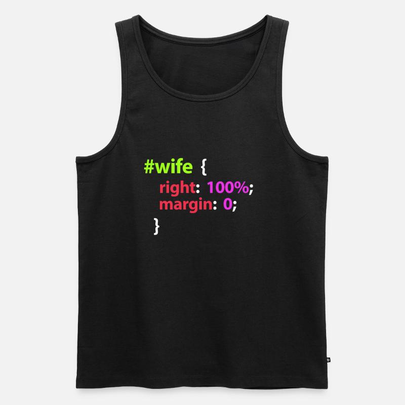 Programmierer - Männer Premium Bio Tank Top - Schwarz