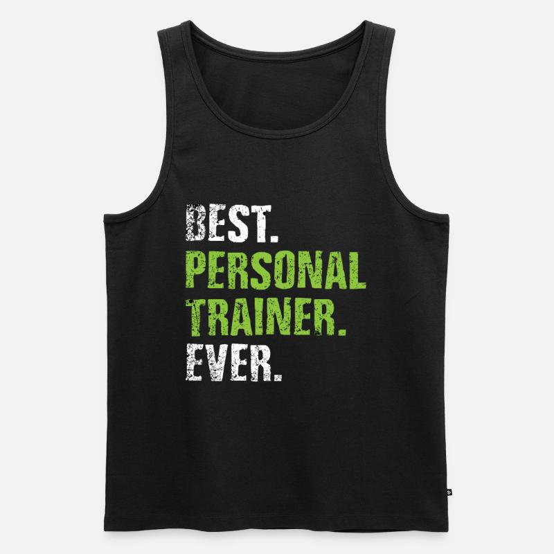 Personal Trainer - Männer Premium Bio Tank Top - Schwarz