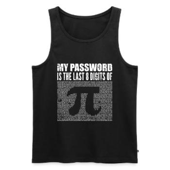 Programmierer Hacker - Männer Premium Bio Tank Top - Schwarz - Vorne - Michal (187cm)