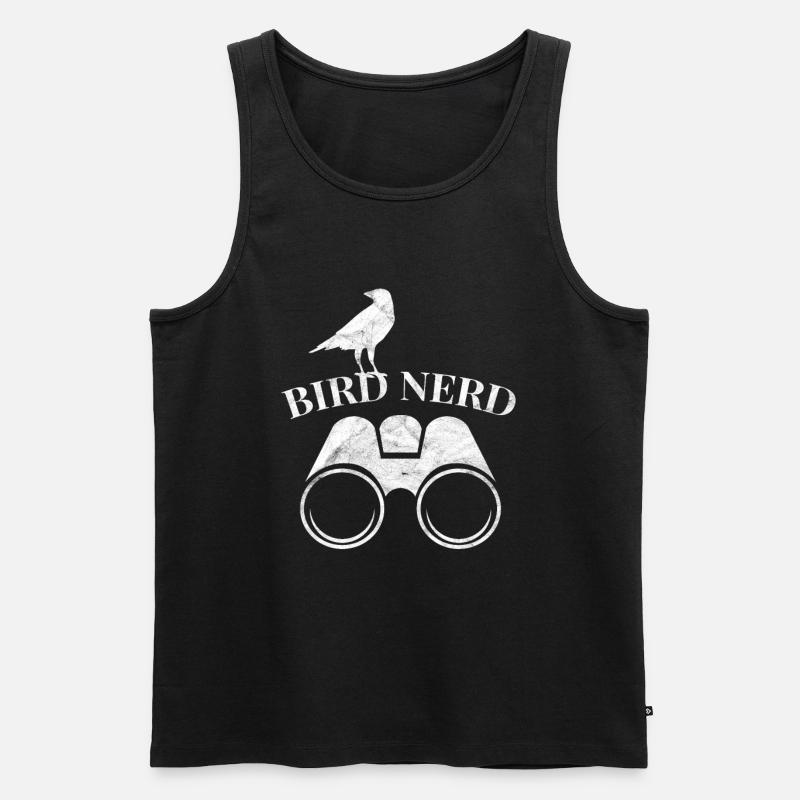 Bird Nerd - Männer Premium Bio Tank Top - Schwarz