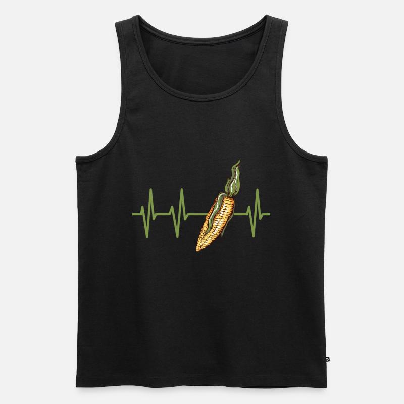 Mais - Männer Premium Bio Tank Top - Schwarz