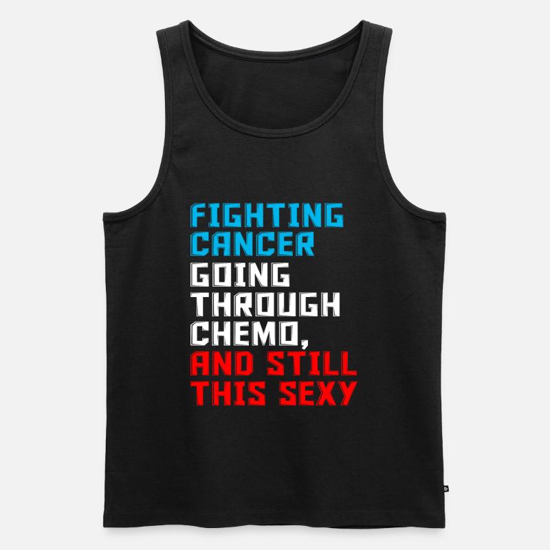 Chemo Motivation - Männer Premium Bio Tank Top - Schwarz