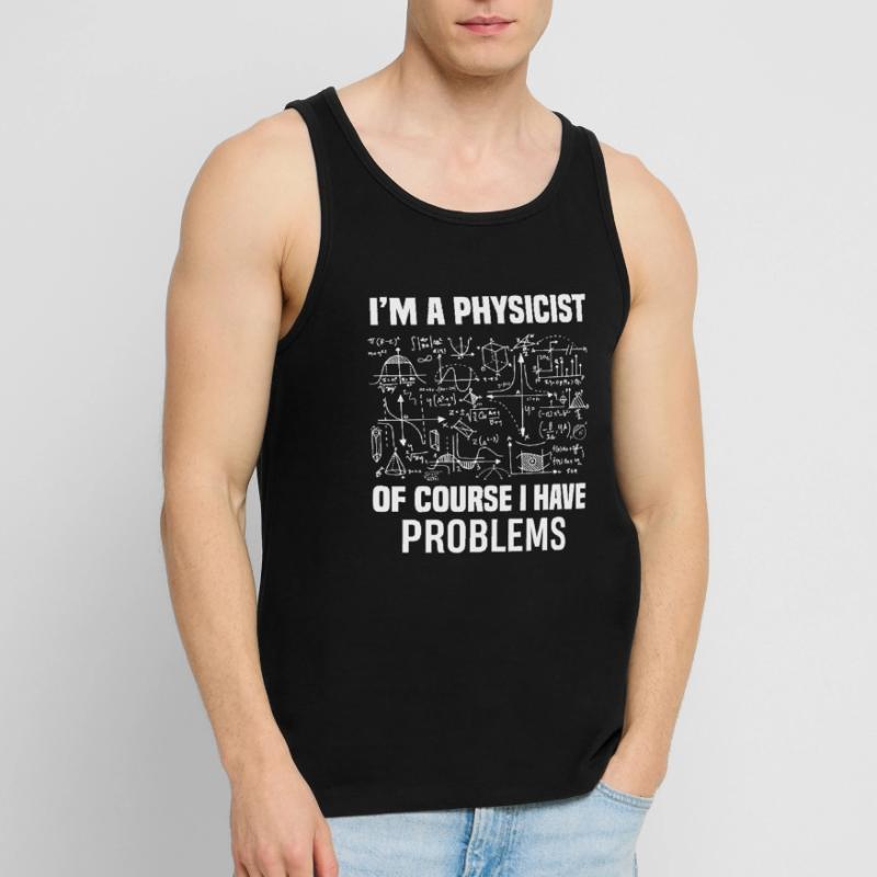 Physics math formulas study Men's Premium Organic Tank Top