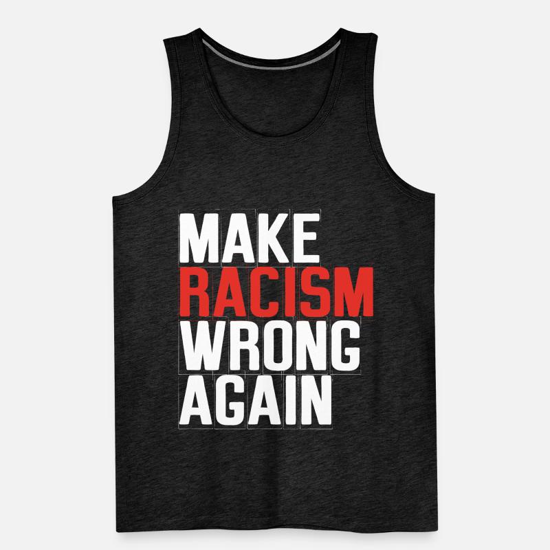 Make Racism Wrong Again Débardeur bio Premium Homme