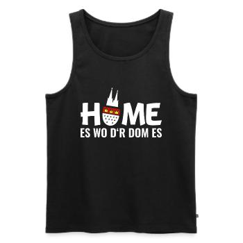 Köln Dom Kölner Kölle - Männer Premium Bio Tank Top - Schwarz - Vorne - Michal (187cm)