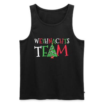 Weihnachten | Weihnachts Team - Männer Premium Bio Tank Top - Schwarz - Vorne - Michal (187cm)