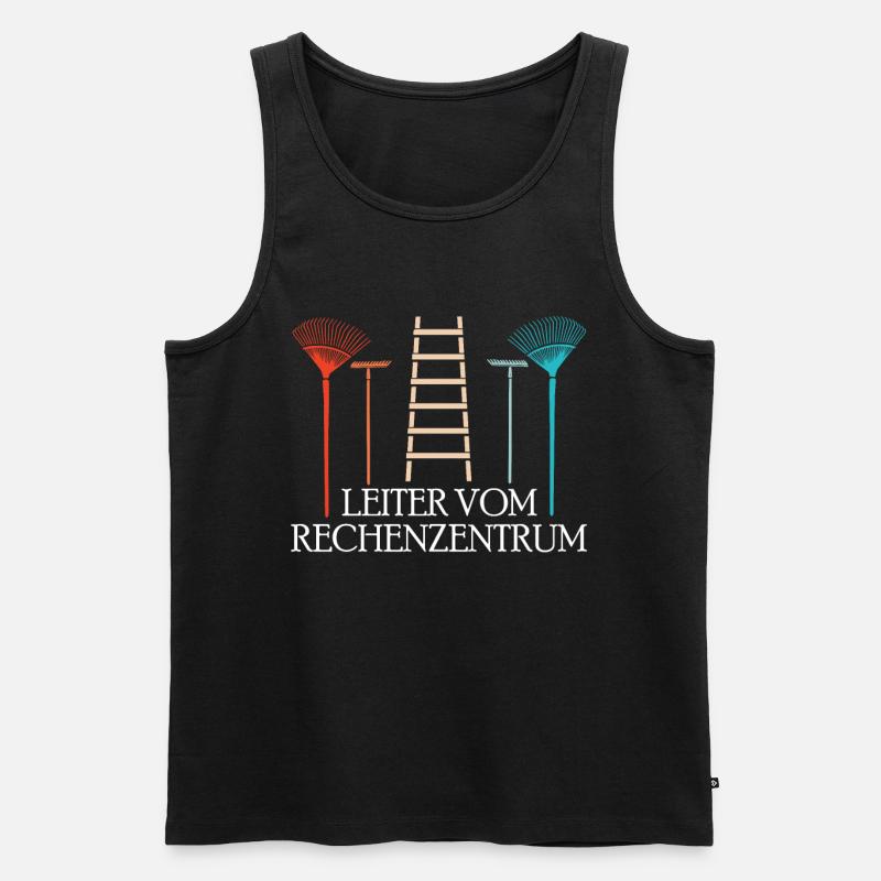 Rechenzentrum Design Gartengeräte Rechen Leiter - Männer Premium Bio Tank Top - Schwarz