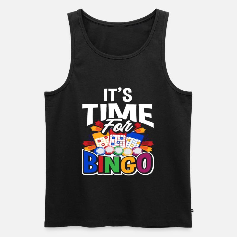 Bingo - Männer Premium Bio Tank Top - Schwarz