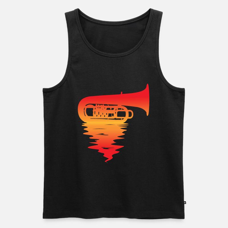 Euphonium Blasorchester Geschenk - Männer Premium Bio Tank Top - Schwarz