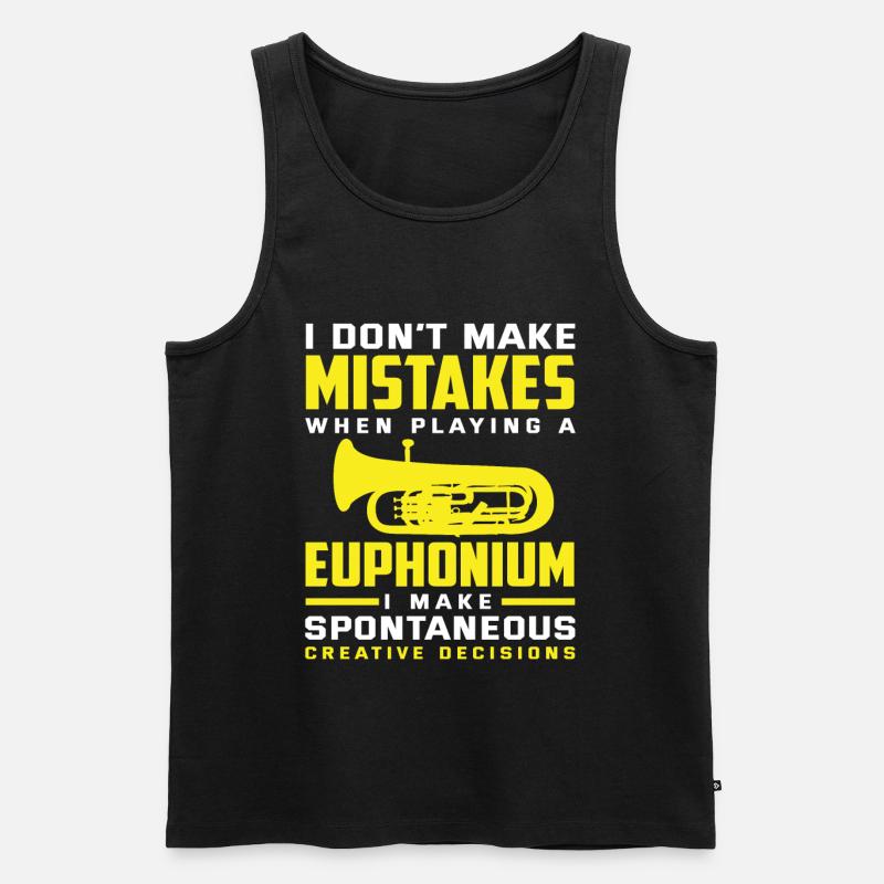 Euphonium Euphonist Euphonistin - Männer Premium Bio Tank Top - Schwarz