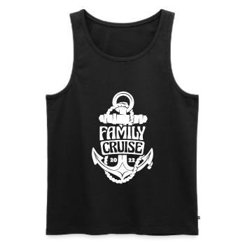 Cruise Trip Cruising - Männer Premium Bio Tank Top - Schwarz - Vorne - AI Model Male 178 light (178cm)
