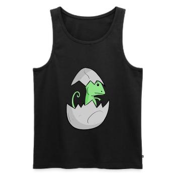 Chameleon Baby - Men's Premium Organic Tank Top - black - Front - AI Model Male 178 light (178cm)