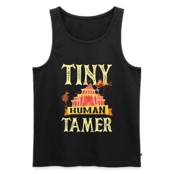 Parents Family Circus Children's Birthday Party - Men's Premium Organic Tank Top - black - Front - Michal (187cm)