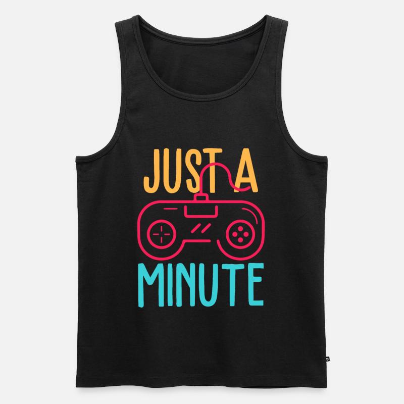 Controller Videospiele - Männer Premium Bio Tank Top - Schwarz