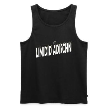 Ostdeutschland Sachsen Ossi Sächsisch DDR Geschenk - Männer Premium Bio Tank Top - Schwarz - Vorne - Michal (187cm)