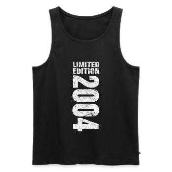 2004 Limited Edition - Men's Premium Organic Tank Top - black - Front - Michal (187cm)