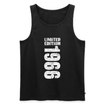 1966 Limited Edition - Débardeur bio Premium Homme - noir - Devant - Michal (187cm)