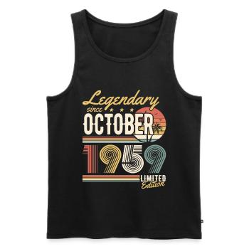 Legendary since October 1959 Limited Edition - Débardeur bio Premium Homme - noir - Devant - Michal (187cm)